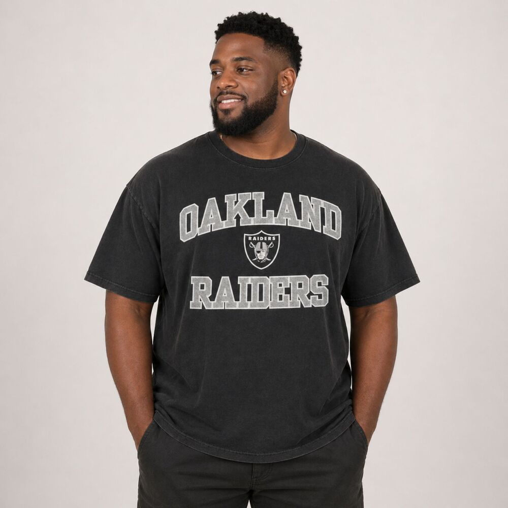 Oakland Raiders Graphic Tee XL Black